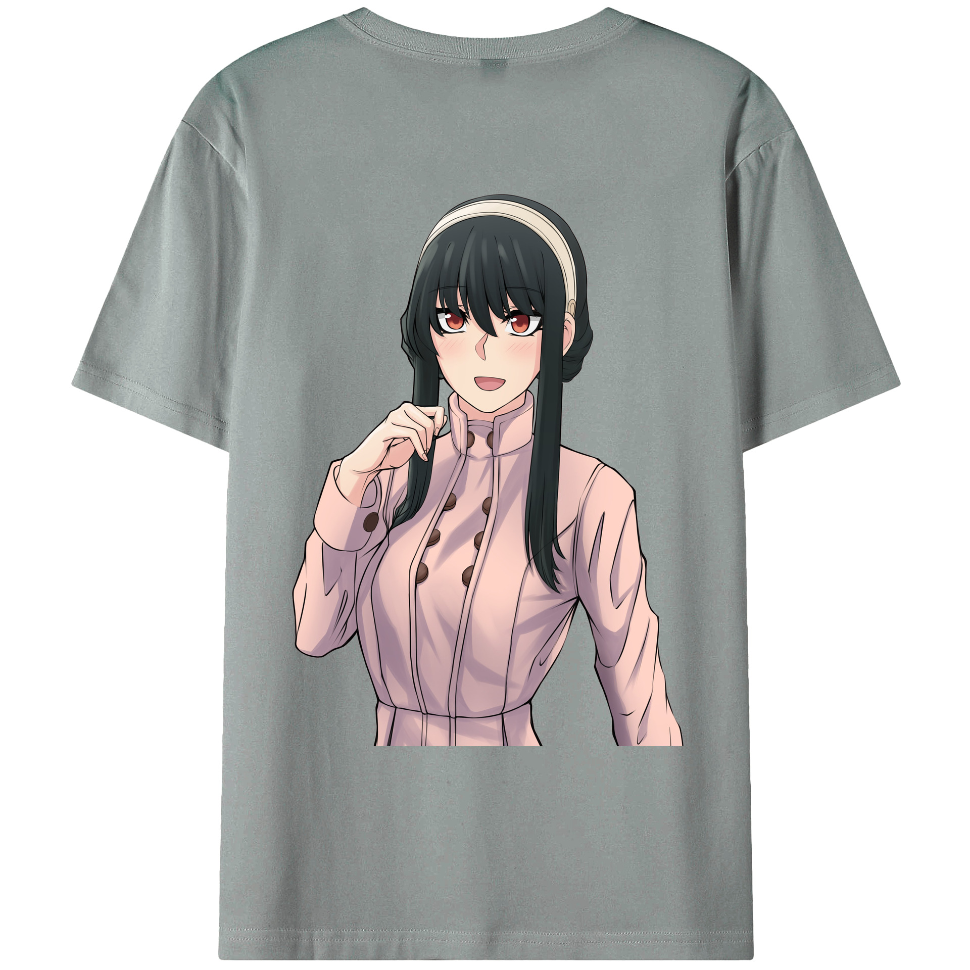 （画像用） SPY×FAMILY间谍家家酒 綿100％ メンズ半袖Tシャツ（バックプリント） 通気性
